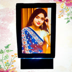 Rectangular Personalized LED Photo Lamp | Custom Portrait Light Gift for Birthday, Anniversary & Home Décor