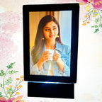 Rectangular Personalized LED Photo Lamp | Custom Portrait Light Gift for Birthday, Anniversary & Home Décor