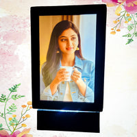 Rectangular Personalized LED Photo Lamp | Custom Portrait Light Gift for Birthday, Anniversary & Home Décor