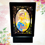 Personalized LED Photo Lamp – Custom Single Photo Portrait Frame | Unique Gift for Anniversary, Birthdays & Home Décor