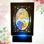 Personalized LED Photo Lamp – Custom Single Photo Portrait Frame | Unique Gift for Anniversary, Birthdays & Home Décor