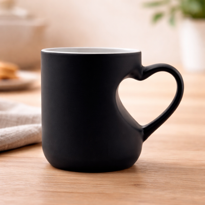 Lovebloom Personalized Magic Color Changing Mug with Heart Handle