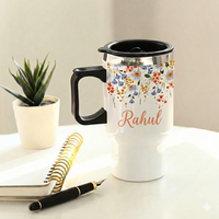 Lovebloom Flower Paradise Personalized Travel Mug – Custom Stainless Steel Tumbler