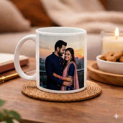 Lovebloom Personalized Couple Photo Mug – Custom Love Coffee Mug