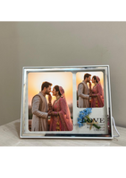 Lovebloom Personalized Dual Photo LED Light Frame – Custom Couple Memory Frame
