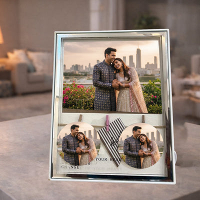 Lovebloom Personalized LED Photo Frame – Custom Memory Light