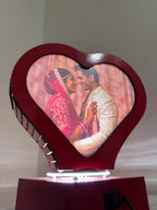 Rotating Personalized Acrylic Photo Lamp | Custom Anniversary, Birthday & Wedding Gift