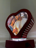 Rotating Personalized Acrylic Photo Lamp | Custom Anniversary, Birthday & Wedding Gift